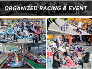 Go Kart Eléctrico para Adultos con Pedales Asistidos, <span class=keywords><strong>Karting</strong></span> para Parques de Diversiones, Carreras y Derrapes, Velocidad Máxima de 60 km/h, Certificado por la EPA, para Exteriores - Product Image 4