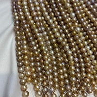 Collier de perles naturelles en gros, perles de forme ronde de couleur variée, chaîne de perles naturelles de 9-14 mm pour la fabrication de bijoux, 40 cm