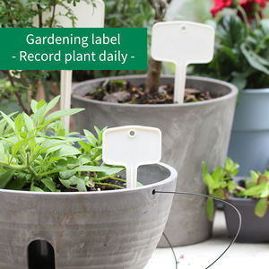 GREENSIDE Etiquettes modernes imprimées sur mesure pour plantes Etiquettes personnalisées en <span class=keywords><strong>ardoise</strong></span> écologique fabriquées à partir de fleurs en plastique Marqueurs - Product Image 1
