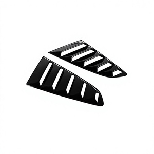 Accessoires Extérieurs de Voiture, Matériel ABS de Luxe, Persiennes de Fenêtre Arrière à la Mode, Installation Facile pour Ford Mustang 2015+ - Product Image 2