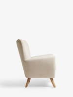 Nouveautés Chaise inclinable de salon en bois de loisirs en tissu de velours moderne et simple minimaliste pour le salon
