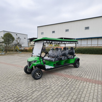 Voiturette de golf 6 places en gros, 60V 100AH, batterie au plomb, autonomie 80KM, pour utilisation en lieux de mariage, certifiée CE, OEM ODM