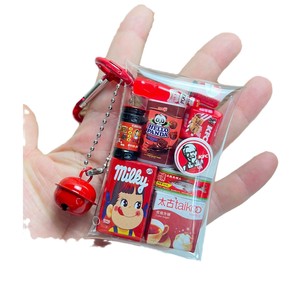 Bán hàng nóng thực phẩm đầy màu sắc chơi thực phẩm nhựa quyến rũ Perler hạt DIY điện thoại Charm nhựa trang sức cho trang trí - Product Image 5