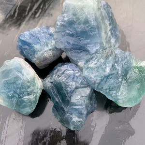 Piedras de Fluorita Verde Azul Natural de Alta Calidad al por Mayor, Cristales en Bruto para Decoración del Hogar - Product Image 2