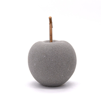 Nouvelle figurine de pomme en céramique pour accessoires de décoration de la maison