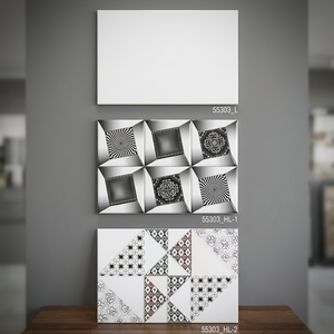 Azulejos de Pared de Cerámica Digital HD de 12x18 Pulgadas, Coloridos y Esmaltados, para Interiores, Baños y Cocinas - Product Image 3