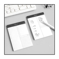 Bloc-notes portable personnalisable en spirale, style professionnel, petit agenda quotidien, papier artistique, emballage personnalisé en vrac