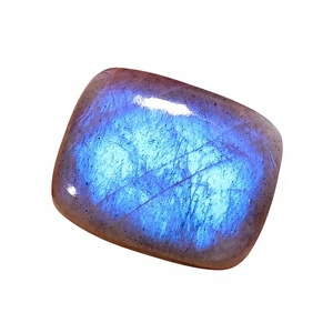 FAIJAN <b>GEMS</b> Super Flashy Blue <b>Fire</b> Labradorite <b>Gems</b> Smooth Loose Natural <b>Fire</b> Labradorite for Hip Hop Jewelry All Mix Shape - Product Image 1