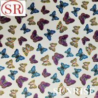 Cuero Sintético PU Repujado con Patrón de Cocodrilo y Flores para Bolsos y Zapatos