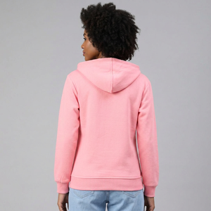 Sudadera con Capucha Personalizada con Logotipo para Mujer, Diseño Jacquard, Lavado Ácido, con Lentejuelas, Estilo Urbano, para Distribuidores de Boutiques - Product Image 1