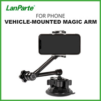 Support de téléphone à ventouse à bras magique réglable de Style Vlog Portable pour voiture pour véhicule pour Iphone, pour Samsung, pour Huawei