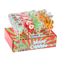 Sucettes de Noël Mignonnes et de Haute Qualité au Goût de Père Noël, Bonbons Durs aux Saveurs Fruitées pour Cadeau de Noël