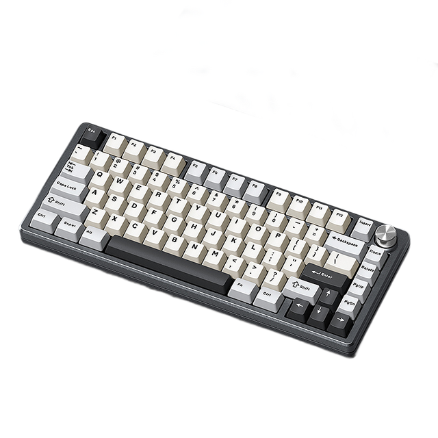 Custom Mechanical Luxury CNCTKL 87 Keys Metal Keyboard RGB Gaming Keyboard Hot Swap Silver Aluminum Mechanical Keyboard