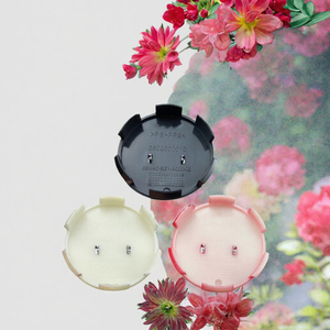 ฝาครอบดุมล้อขนาด 58 มม. 69 มม.  วัสดุ ABS ชุบโครเมียม  โลโก้แบบกำหนดเอง สีดำ เงิน แดง - Product Image 2