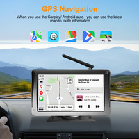 Caméra de plaque d'immatriculation solaire sans fil pour voiture USA avec WIFI, Carplay, Android Auto, moniteur et caméra de recul avec surveillance des angles morts