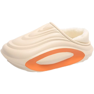 Pantofole <span class=keywords><strong>Invernali</strong></span> <span class=keywords><strong>da</strong></span> <span class=keywords><strong>Uomo</strong></span> per Interni, Design alla Moda a Righe/Tinta Unita con Suola Impermeabile in EVA, Fodera Calda e Materiali Morbidi - Product Image 6