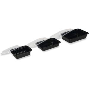 Contenedor de Alimentos Desechable TORECT38 GEN de 38 oz, Negro/Transparente, de Plástico, con Tapa, 8.81 X 6.02 X 2.48, 150/Caja, para Loncheras - Product Image 4
