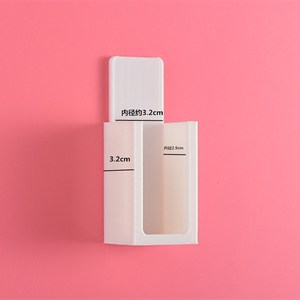 ที่วางรีโมทคอนโทรลเครื่องปรับอากาศ ที่ยึดติดผนัง ชั้นวางของ สีขาว - Product Image 2