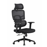 Chaise de bureau ergonomique moderne pivotante avec support lombaire en maille, réglable, de luxe, pour PDG, personnalisable, ensemble de mobilier de bureau