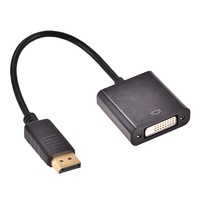 Adaptateur de câble DisplayPort vers DVI, convertisseur Display Port DP vers DVI HD 1080p mâle vers femelle pour PC, ordinateur portable, moniteur HDTV