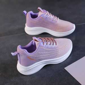 Zapatillas Deportivas de Moda para Mujer, con Malla Transpirable, Cordones, Suela de Goma EVA, Color Sólido y Bordado - Product Image 6