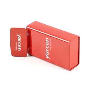 Tùy Chỉnh Hình Chữ Nhật Bạc Hà Lật Top Kim Loại Trường Hợp Nhỏ Đẩy Để Mở Bìa Kẹo Hộp Có Thể Lật Bản Lề Nắp Nhai Kẹo Cao Su Bạc Hà Hộp Thiếc - Product Image 4