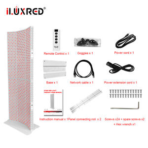 Panel Terapi Cahaya Merah ILUXRED Smart Screen Control, Perangkat Kecantikan Seluruh Tubuh LED Inframerah Dekat NIR Dengan Dudukan Vertikal - Product Image 6