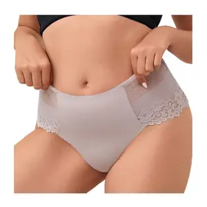 Ultra-Thin Transparent High Waisted Hipster Panties for Plus Size Women XS-XXL Comfortable Summer Underwear