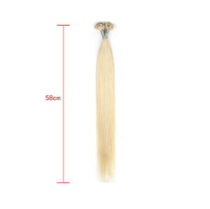 ผมต่อแบบปลายแบน KSWIGS สี 22 ผมแท้ 100% ไม่พันกัน ทนทาน สำหรับช่างทำผมในร้านเสริมสวย - Product Image 5
