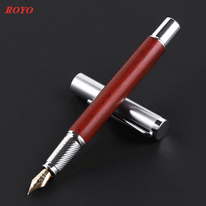 Pluma estilográfica con juego de tinta, pluma de Metal ejecutiva de lujo con caja de regalo y bolso, el mejor regalo pequeño para negocios y bodas - Product Image 5