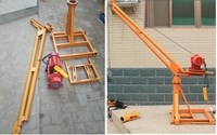 Élévateur de panneaux de plâtre à grande portée de 11 pieds, stable, pour la construction