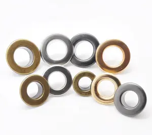 DIY Metal Grommets For Thick Material Curtains Brass Custom Metal Leather eyelets Ojal De Cortina Ojales de 5/32 pulgadas