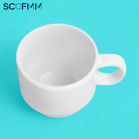 Tasses à sublimation en céramique pour thé et café et ensemble de supports métalliques – Tasses à eau et mugs à café pour impression par transfert thermique