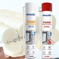 Scellant en mousse de polyuréthane à usage général 750 ml, mousse expansive pour le remplissage en construction