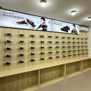 Estantes <span class=keywords><strong>de</strong></span> Pared para Zapatos, Resistentes, <span class=keywords><strong>de</strong></span> Hierro, para Exhibición <span class=keywords><strong>de</strong></span> Zapatillas Deportivas, Venta al Por Mayor - Product Image 1