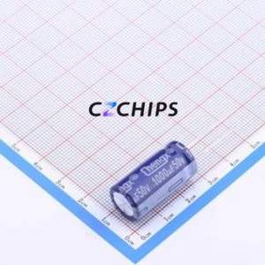 ตัวเก็บประจุแบบอิเล็กโทรไลต์อะลูมิเนียมแบบ Through-Hole รุ่น GR108M050J25RR0VZ2FP0 ขนาด D13xL25 มม. 1000uF 20% 50V 5 มม. - Product Image 1