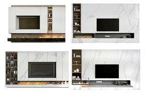 <span class=keywords><strong>Meuble</strong></span> <span class=keywords><strong>TV</strong></span> grand boîtier avec 4 portes <span class=keywords><strong>meuble</strong></span> <span class=keywords><strong>TV</strong></span> moderne avec rangement pour salon salon facile à nettoyer Ensembles de meubles - Product Image 2