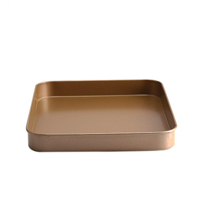 Teglia Rettangolare Antiaderente in Acciaio al Carbonio Dorato da 10 Pollici, Ecologica, <span class=keywords><strong>per</strong></span> <span class=keywords><strong>Torte</strong></span> e Dolci, <span class=keywords><strong>per</strong></span> Cucina Domestica - Product Image 2