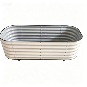 Jardinière en fer pour balcon extérieur, pot de jardin extra-large pour légumes, usage domestique, qualité industrielle pour toit - Product Image 5