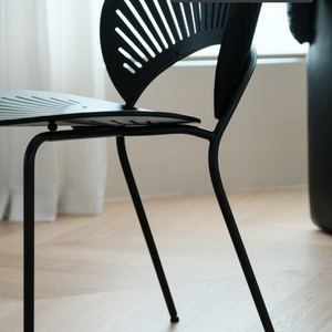 <span class=keywords><strong>Sedia</strong></span> da Pranzo Ecologica con Schienale Alto, Gambe in Metallo, Design Moderno Contemporaneo, <span class=keywords><strong>Sedia</strong></span> a Conchiglia per Bar e Hotel, Arredamento Ergonomico per Casa - Product Image 5