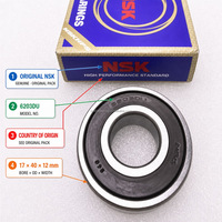 Bon prix, roulement à billes à gorge profonde original NSK 6203DDUCM 6203 DDU, roulement à billes NSK 6203DDU