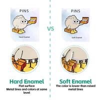 En gros, épingles de revers personnalisées en émail souple, motifs dessin animé (desserts, chat, lapin), avec carte de support, pour cadeau de collection artistique