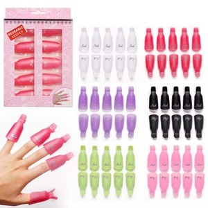 10Pcs Portable Nail Soak Off Cap Clips Colorful Gel Polish Remover Manicure <b>Tool</b> - Product Image 4