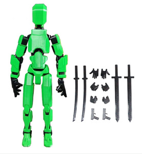 2024 새로운 다중 관절 이동식 모양 이동 로봇 <span class=keywords><strong>2</strong></span>.0 3D 인쇄 인형 장난감 아이 선물 마네킹 더미 모델 액션 피규어 - Product Image 3