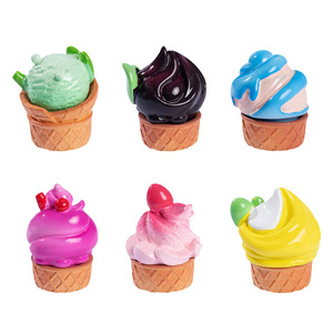 Ornements en forme de cornets de glace Dp Mini, artisanat en résine, décoration de bureau, jouet pour enfants - Product Image 5