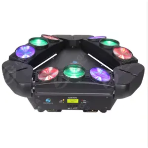 Guangzhou factory 9x12W LED spider moving head beam light Stage DJ Lighting