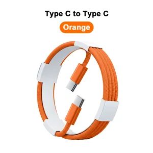 Câble USB-C tressé en nylon PD 60W 5A à charge rapide pour <span class=keywords><strong>iPhone</strong></span> 15/16 Pro Max, iPad, accessoires <span class=keywords><strong>Android</strong></span> et iOS - Product Image 1