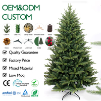 Sapin de Noël artificiel UMIND Premium en PE et PVC, design pliable et options personnalisées pour la décoration des fêtes