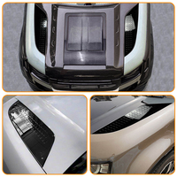 Para Land Rover Defender 110 90 2020-2025, Actualización de Diseño 2026, Piezas de Automóvil, Moldura de Capó, Paneles de Adorno de Dos Lados, Cubiertas de Ventilación del Capó