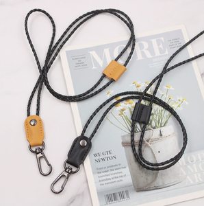 Laccetto Portachiavi in Pelle Personalizzato con Stampa in Rilievo, Lungo Cordoncino per Cellulare e Porta Carte d'Identità, Regalo Promozionale per Pubblicità - Product Image 2